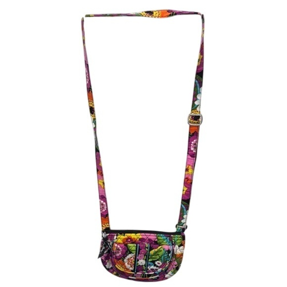 Vera‎ Bradley Crossbody Bag Floral Quilted Lightweight Adjustable Strap